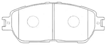 Комплект тормозных колодок FIT FP0906