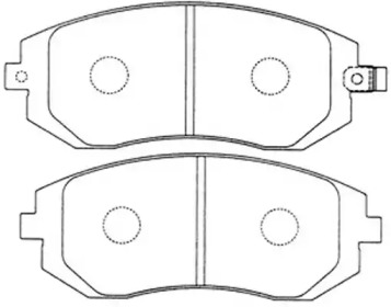 Комплект тормозных колодок FIT FP0929