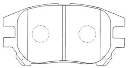 Комплект тормозных колодок FIT FP0930