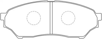 Комплект тормозных колодок FIT FP1218