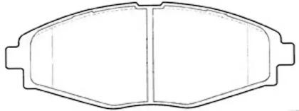 Комплект тормозных колодок FIT FP1321