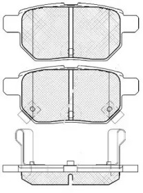 Комплект тормозных колодок FIT FP1354