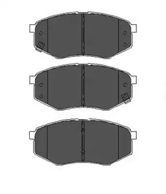 Комплект тормозных колодок FIT FP1447