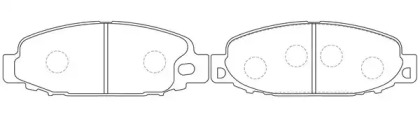 Комплект тормозных колодок FIT FP3131