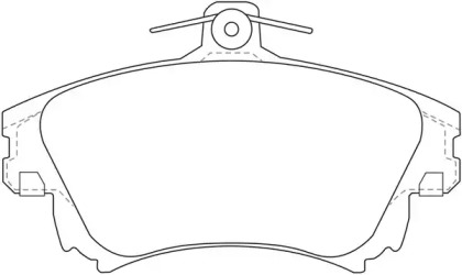 Комплект тормозных колодок FIT FP3404