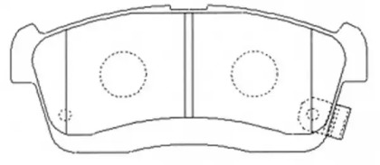 Комплект тормозных колодок FIT FP6172