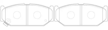 Комплект тормозных колодок FIT FP9210