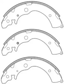 Комлект тормозных накладок FIT FT0627