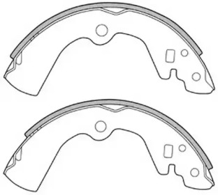 Комлект тормозных накладок FIT FT2128