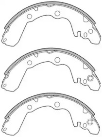 Комлект тормозных накладок FIT FT3306