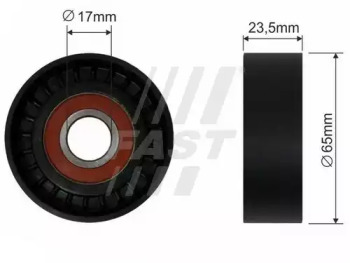 Натяжной ролик, поликлиновойремень FAST FT44521