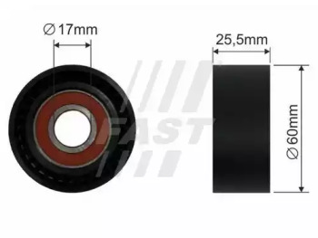 Ролик FAST FT44534