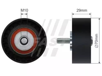 Ролик FAST FT44575