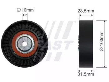 Ролик FAST FT44580