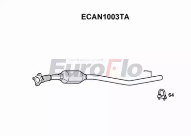 Катализатор EuroFlo ECAN1003TA