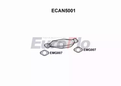 Катализатор EuroFlo ECAN5001