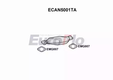 Катализатор EuroFlo ECAN5001TA