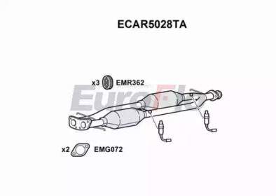 Катализатор EuroFlo ECAR5028TA