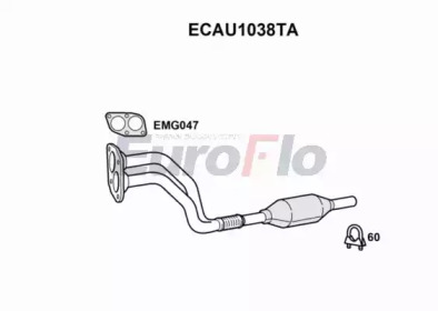 Катализатор EuroFlo ECAU1038TA