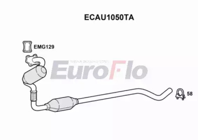 Катализатор EuroFlo ECAU1050TA