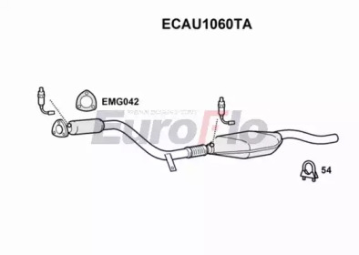 Катализатор EuroFlo ECAU1060TA