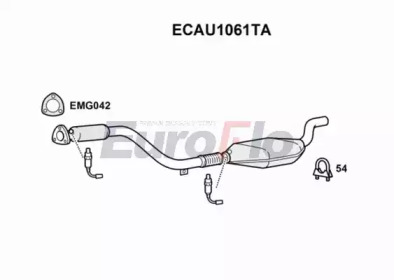 Катализатор EuroFlo ECAU1061TA