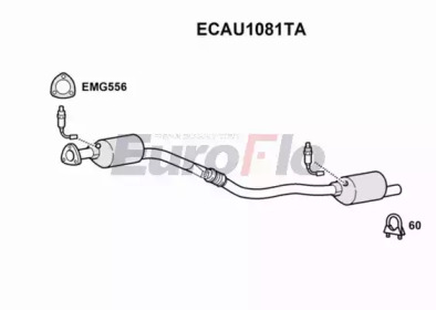 Катализатор EuroFlo ECAU1081TA