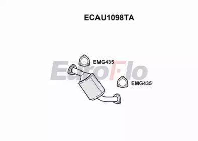 Катализатор EuroFlo ECAU1098TA