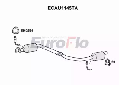 Катализатор EuroFlo ECAU1145TA