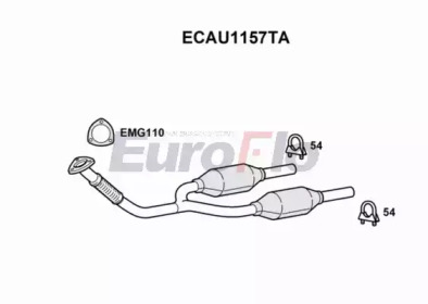 Катализатор EuroFlo ECAU1157TA