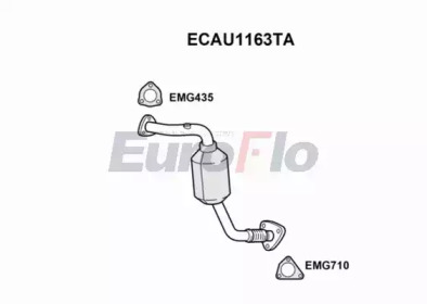 Катализатор EuroFlo ECAU1163TA