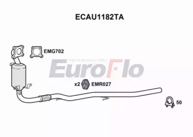 Катализатор EuroFlo ECAU1182TA