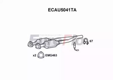 Катализатор EuroFlo ECAU5041TA