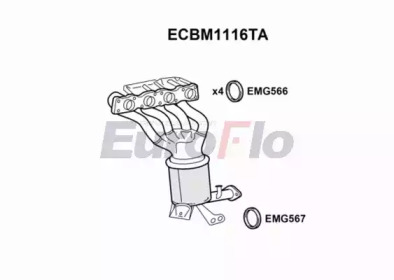 Катализатор EuroFlo ECBM1116TA