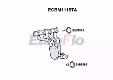 Катализатор EuroFlo ECBM1118TA