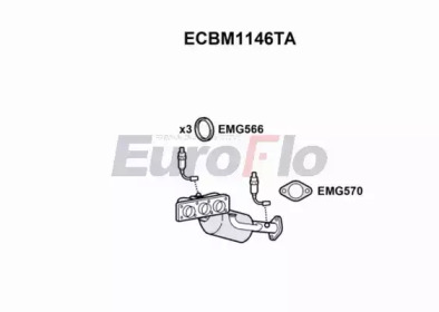 Катализатор EuroFlo ECBM1146TA