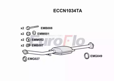 Катализатор EuroFlo ECCN1034TA