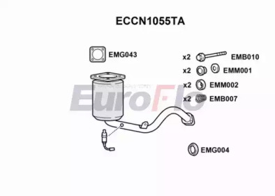 Катализатор EuroFlo ECCN1055TA