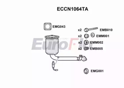 Катализатор EuroFlo ECCN1064TA