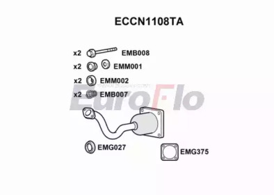 Катализатор EuroFlo ECCN1108TA