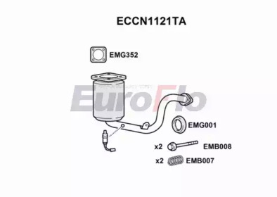 Катализатор EuroFlo ECCN1121TA