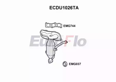 Катализатор EuroFlo ECDU1026TA