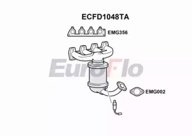 Катализатор EuroFlo ECFD1048TA