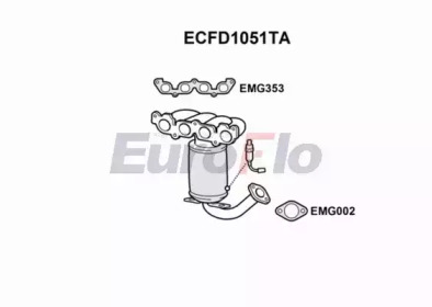 Катализатор EuroFlo ECFD1051TA