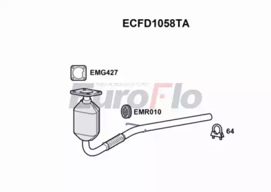 Катализатор EuroFlo ECFD1058TA