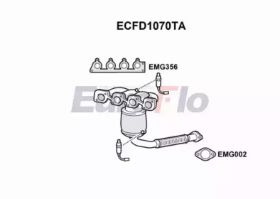 Катализатор EuroFlo ECFD1070TA