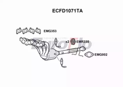 Катализатор EuroFlo ECFD1071TA