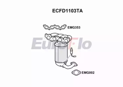 Катализатор EuroFlo ECFD1103TA