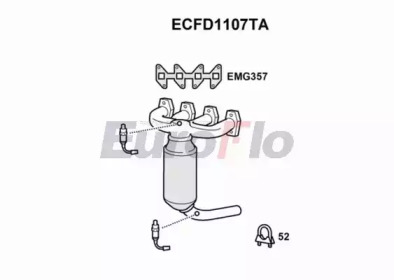 Катализатор EuroFlo ECFD1107TA