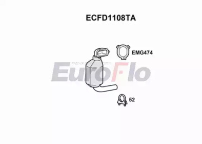 Катализатор EuroFlo ECFD1108TA